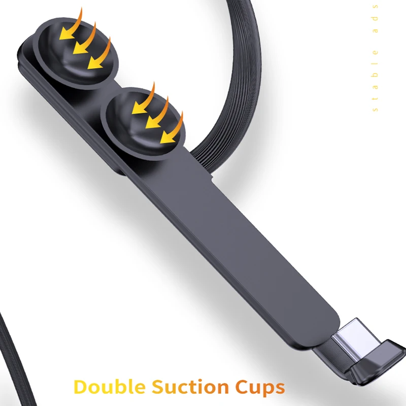 ROCK type C игра для мобильного телефона USB кабель для samsung S10 S8 S9 huawei P20 Pro P30 2A Быстрая Зарядка Синхронизация USB C всасывающие чашечки с косточками