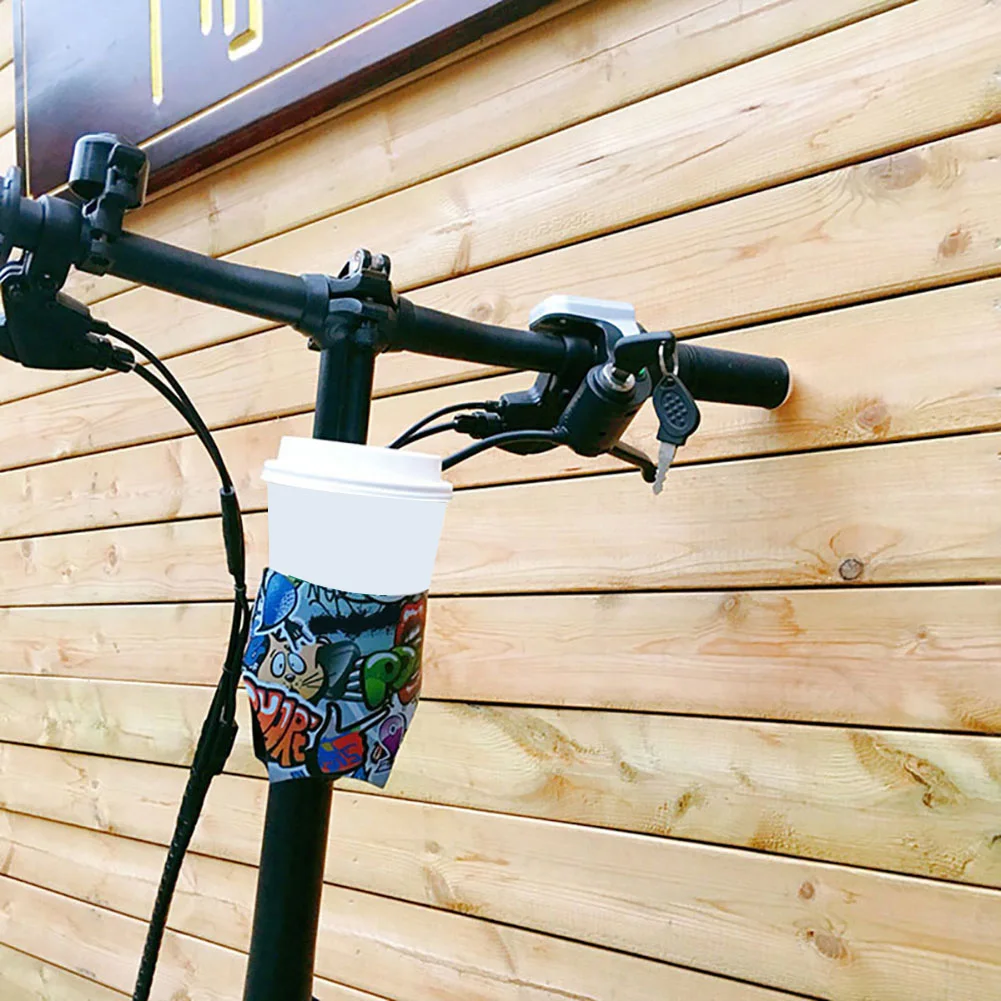 Мультфильм печатных электрический скутер MTB дорожный велосипед воды чашка Сумка