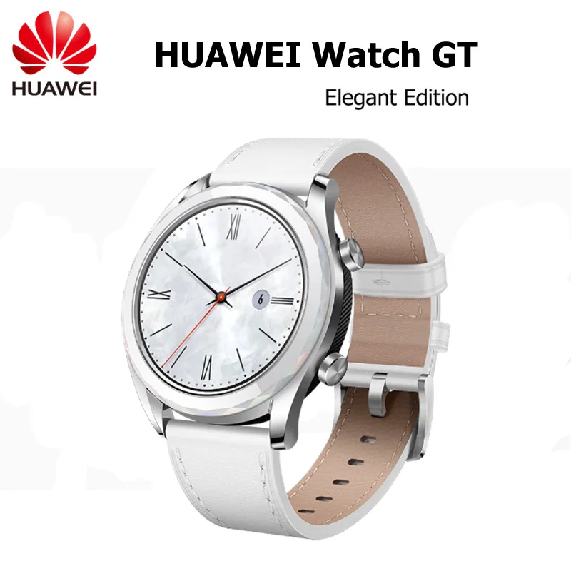 Смарт часы HUAWEI GT элегантные спортивные 1 39 &quotAMOLED цветной экран Heartrate GPS плавание