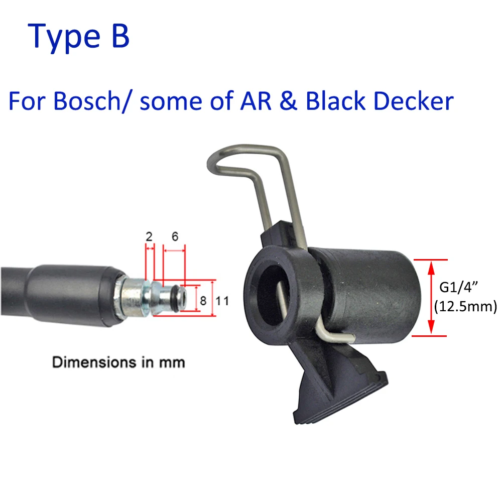 Соединитель шланга высокого давления для Karcher Bosche AR черный Decker Патриот Dawoo Nilfisk STIHL очищающий шланг для воды