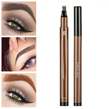 

New Arrival Non Blooming Bifurcated Eyebrow Pencil Eyebrow and Pencil Water Durable Sweatproof Pencil Eyebrow Liquid Waterp H0R3