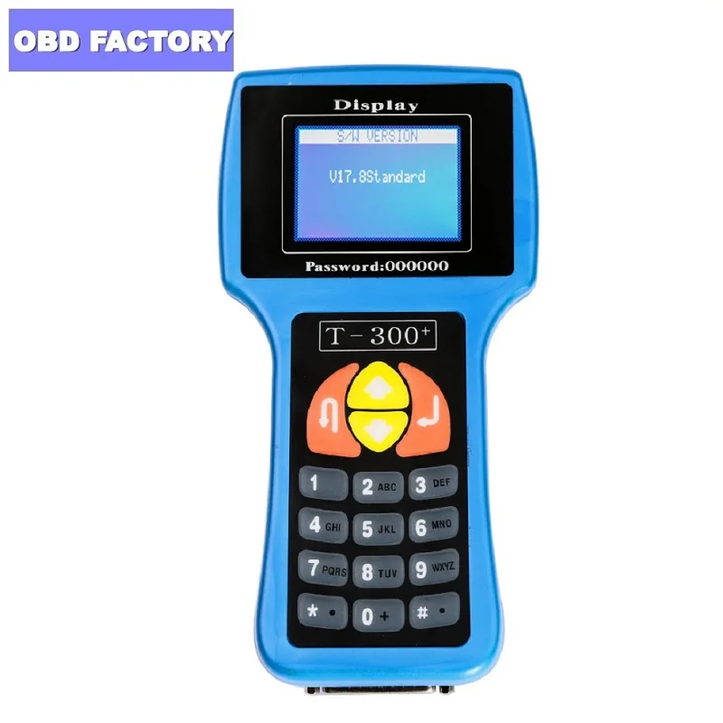 T-300 OBD2 T300 Авто ключевой программист Т-код программное обеспечение V 17 8 с одним