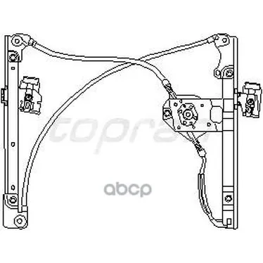 Стеклоподъемник Vw Golf Iii/Vento Пер.Лев. Topran 103099755 topran арт. 103099755