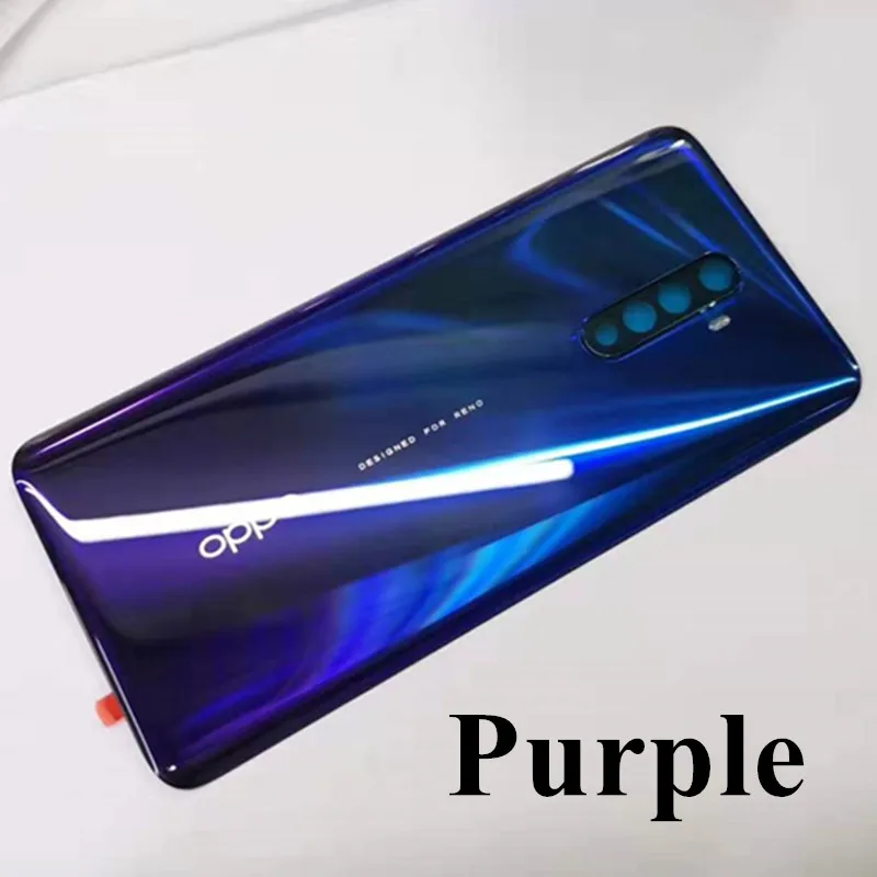 Чехол для OPPO Reno ACE, задняя крышка, стеклянная крышка, чехол для батареи с логотипом, замена MIXUEWEIQI