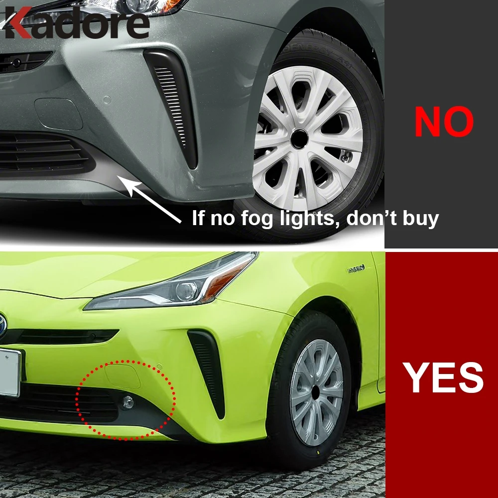 Накладка на противотуманную фару для хэтчбека Toyota Prius 2019 2020 хром|Хромирование| |