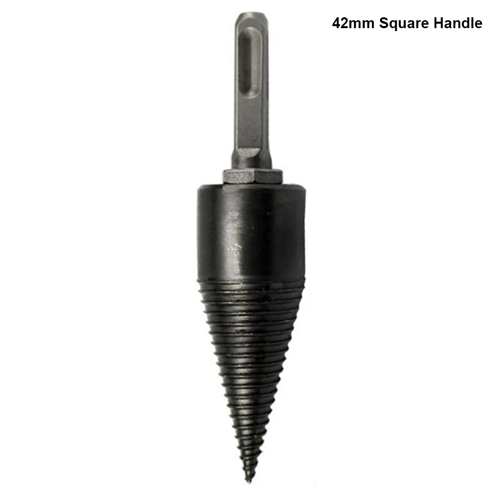 42mm square handle Высокоскоростное сверло для скручивания Дровокол с винтовыми конусами, сверло для дерева J99Store - Цвет: 42mm square handle