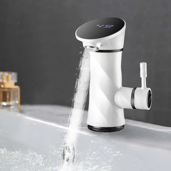 

Newest 3000W Electric Instant Faucet Heater with LED Display Temperature Tankless Hot Faucet for Kitchen Shower Hot Tap