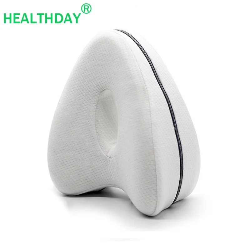 

Heart Shaped Leg Pillow Slow Rebound Memory Foam Soft Office Portable Storage Protection for Cervical Health Care Leg Pillow