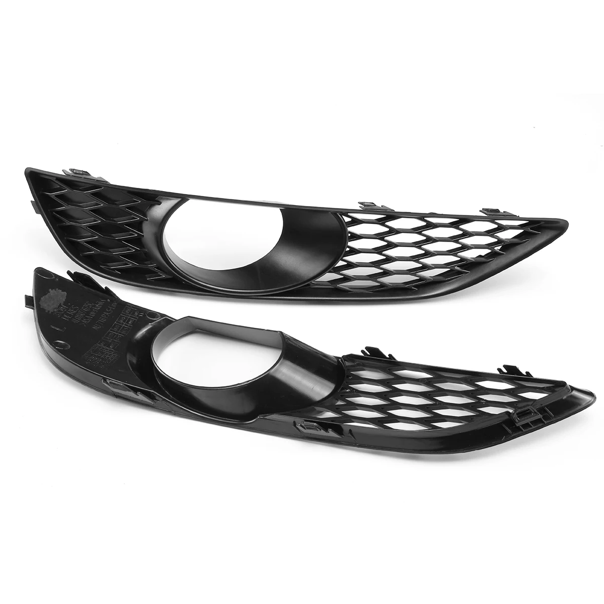 

Car Left/Right Front Bumper Fog Light Lamp Racing Grille Grill Cover Hood Trim Plastic for AUDI Q7 4L S LINE N/S 2009-2014