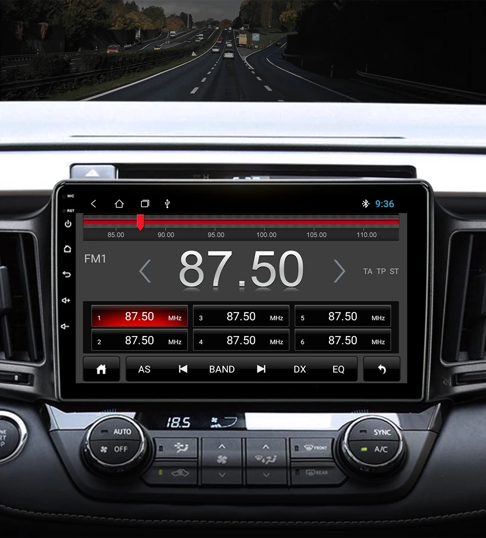 Vtopek-Radio con GPS para coche, reproductor multimedia con Android 10,1, 10,0 pulgadas, 4G, DSP, 2DIN, vídeo, para Toyota RAV4, RAV 4, 2012-2018