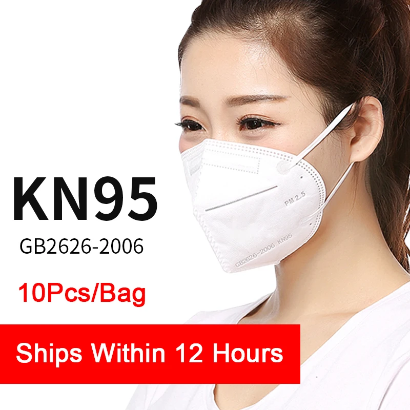 566.28грн. 30% СКИДКА|10PCS N95 Mask CE Certificate Mouth Face Mask Dust Anti Infection KN95 Masks Respirator PM2.5 Same Protective As KF94 FFP2|Маски| | - AliExpress