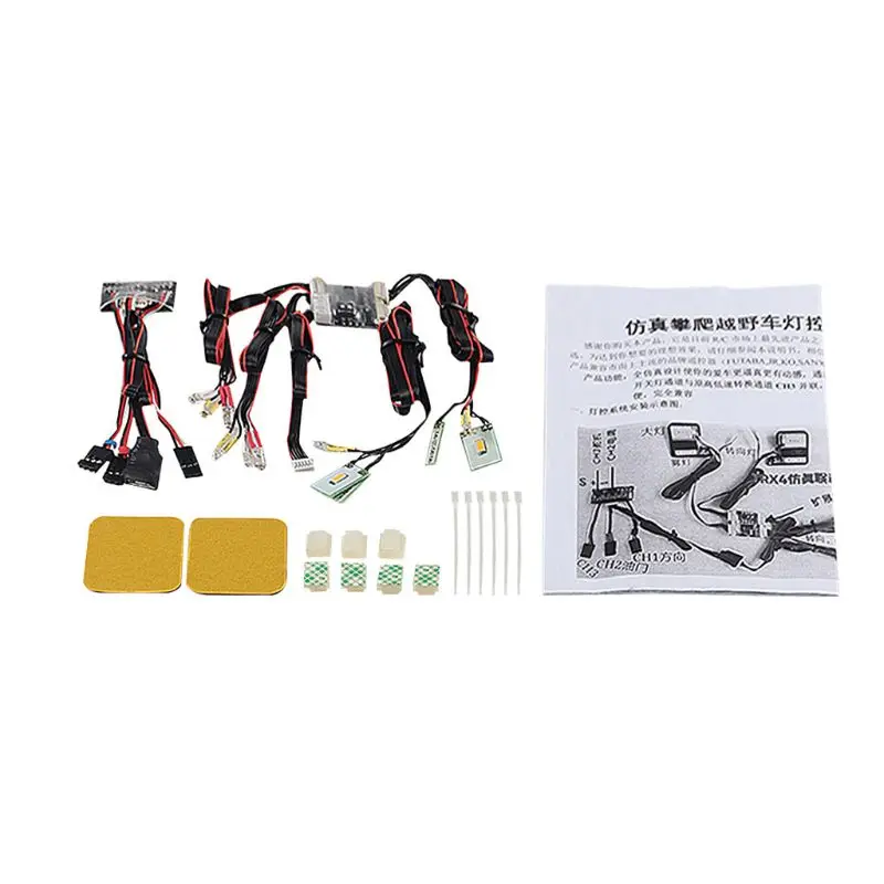 

Premium Quality New 1:10 RC Car LED Lights Control System for TRX-4 Bronco XLT Racing Cars Accessories