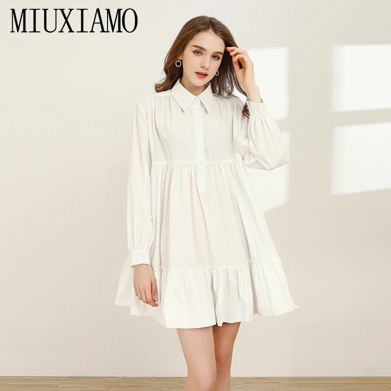 MIUXIMAO, высокое качество,, для офиса, для девушек, весеннее платье, длинное, без рукавов, элегантное, льняное, чисто белое, платье для женщин, vestidos
