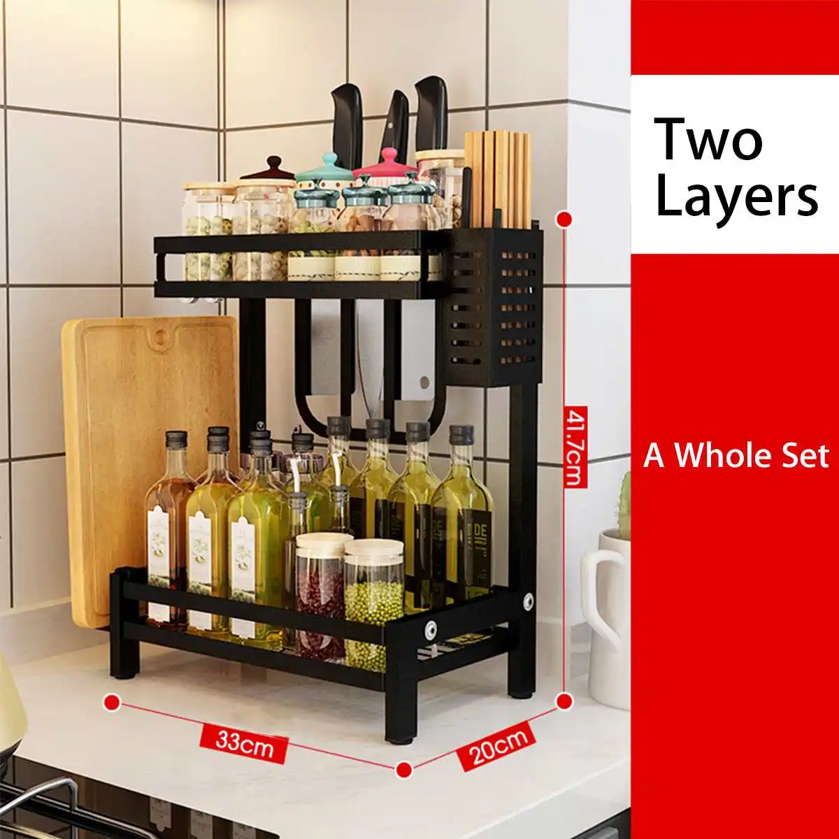 2 Layer 2/3Layer Stainless Steel Dish Rack Multi-layer Rack Drying Drain Storage Holders Dryer Plate Cutlery Cup Drain Kitchen Organizer - Цвет: 2 Layer