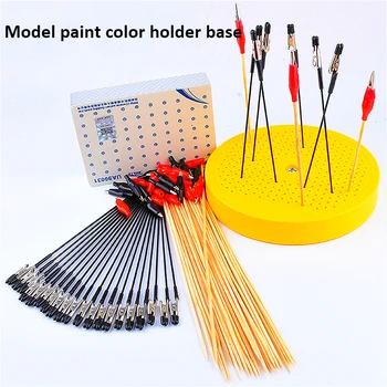 

model color clips drying clips metal foam base platform for diorama model color painting assistant accessories