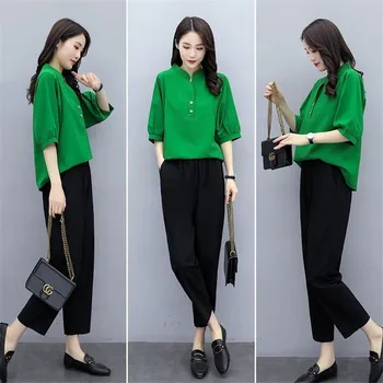 

tracksuits for women outfit co-ord set sportswear 2020 summer top and pants suits plus size large 4xl big clothing