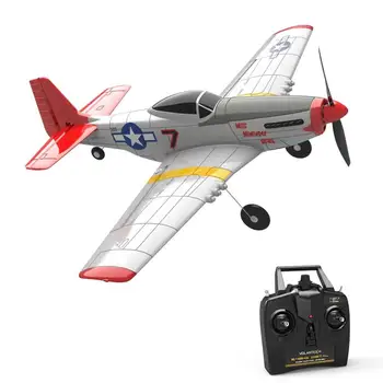 Volantex Mustang P-51D 4 Channel Beginner Airplane with 6-axis Stabilizer System and One-key Aerobatic 761-5 (RTF) 1