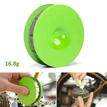 

New Bicycle Chain Roller Oiler Bike Repair Maintenance Wool Lube Oil Lubricator Tool Outdoor Anti-resistance Repairing Elements
