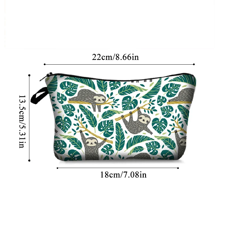 Women Water Resistant Cosmetic Organizer Bag Makeup bag Printing Llama Cosmetic Bag Fashion Women Multifunction Beauty Bag