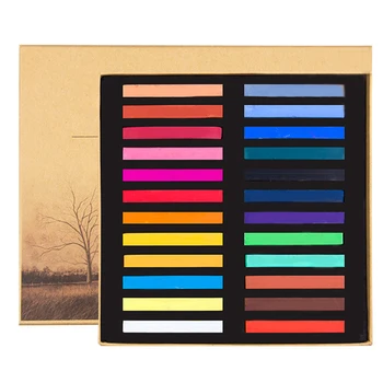 

Hair Dying Smooth Drawing Solid Powder Painting Chalk Set School Home Bright Color Easy Use Study Students Fluorescent Crayons