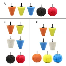 Cone Sponge Pads Ball Hub Polishing Wheel Buffing Car Beauty Waxing Car  Beauty 6XDB