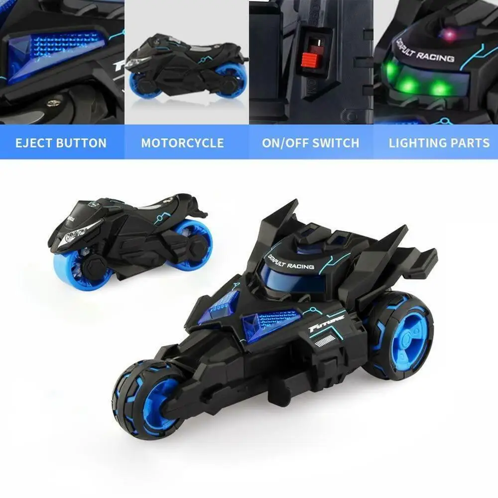 

Three-in-one Auto Speelgoed alloy catapult chariot 1:32 with light music car model motorcycle car model children's game toys