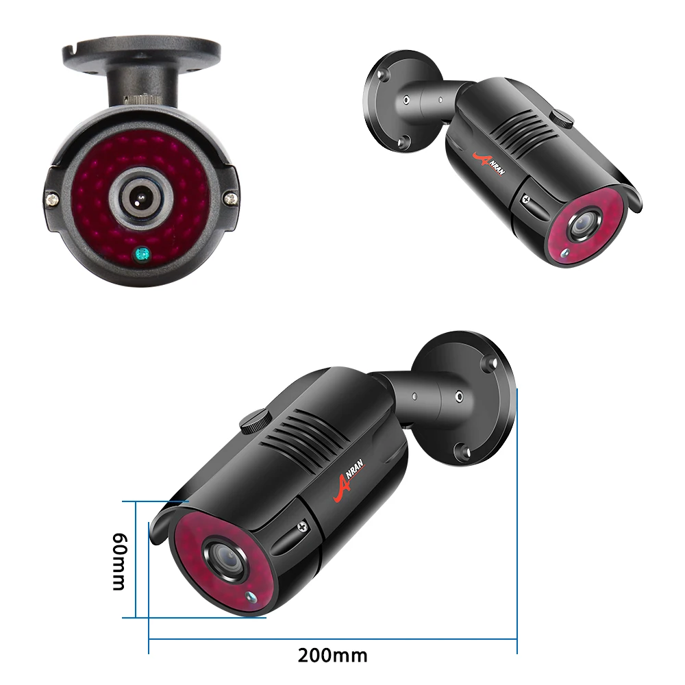  AHD 2.0MP 1080P Analog HD Security Camera IR-CUT 36 IR LEDs Night Vision Outdoor Waterproof Bullet  - 4.00016E+12