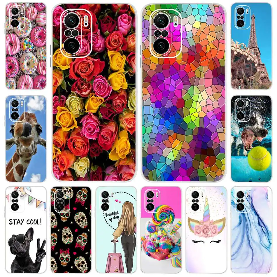 Custodia Poco F3 Per Xiaomi Redmi K40 Pro Plus Custodie Poco F3 Cover Morbida In Silicone Tpu Per Xiaomi Poco F3 Redmi K40 Pro +