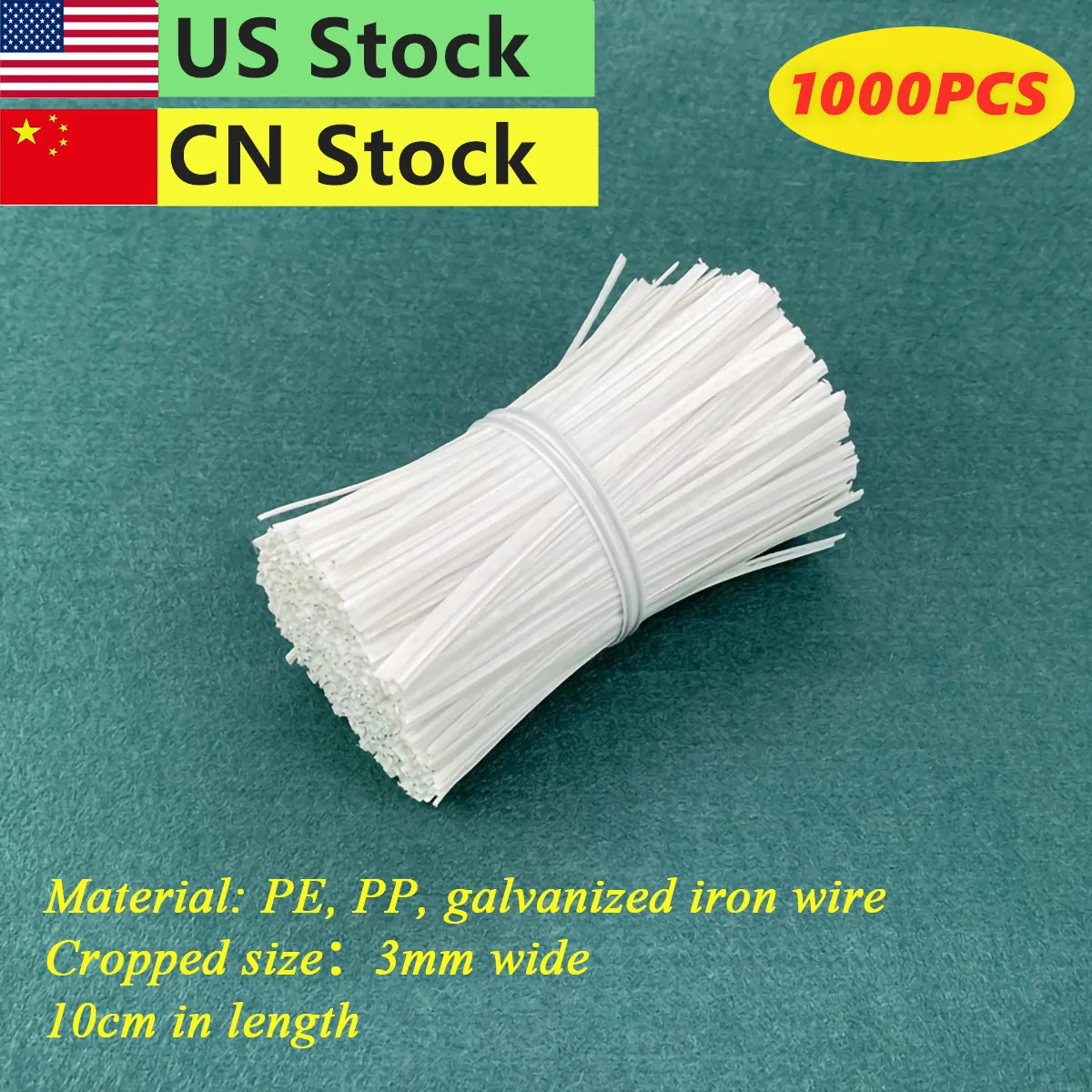 

1000PCS DIY Face Mask Nose Adjuster Nose Bridge Nose Clips Elastic Band Rubber Band Elasticity Strap 3mm Face Mask Rope