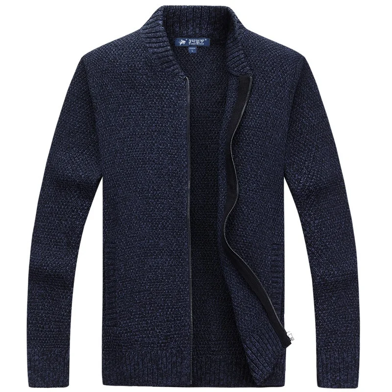 Мужские свитера на осень-зиму 2021 кардиган свитер модный однотонный Мужская