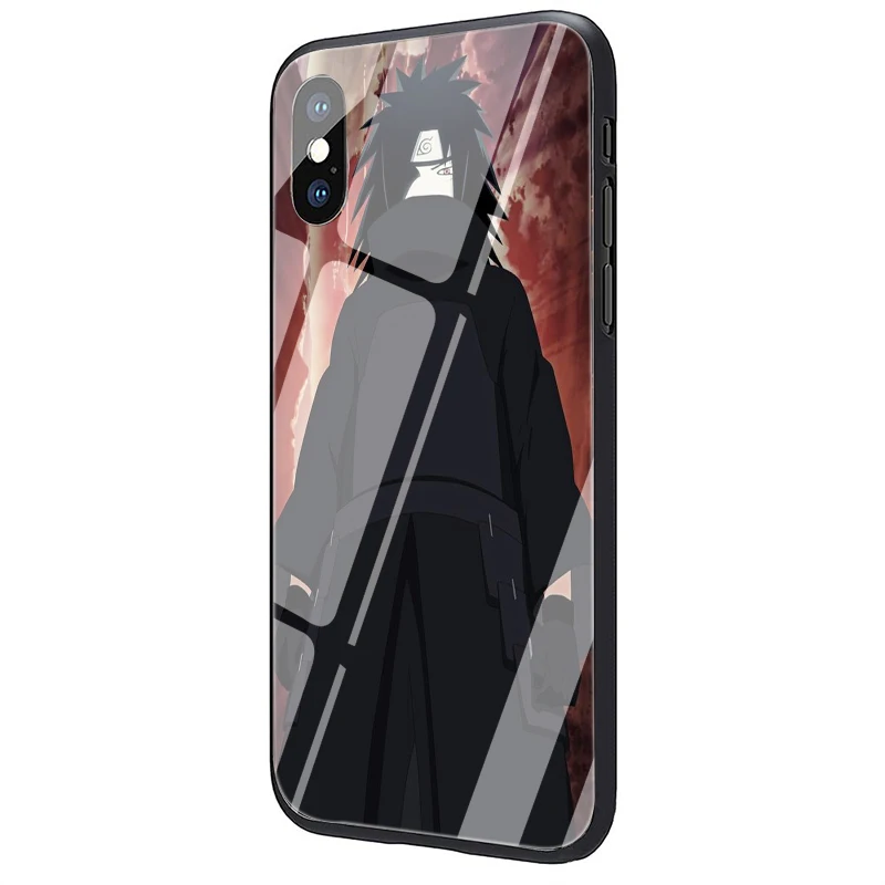 EWAU madara Uchiha Наруто закаленное стекло чехол для телефона iPhone 5 5S SE 6 6s 7 8 plus X XR XS 11 pro Max - Цвет: G10