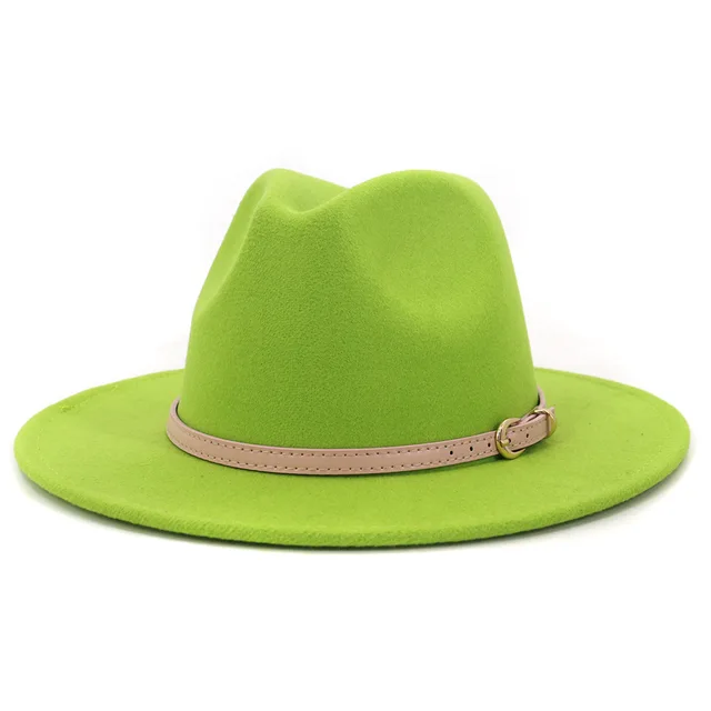 Fs Pink Felt Hat Winter Fedora Hats 