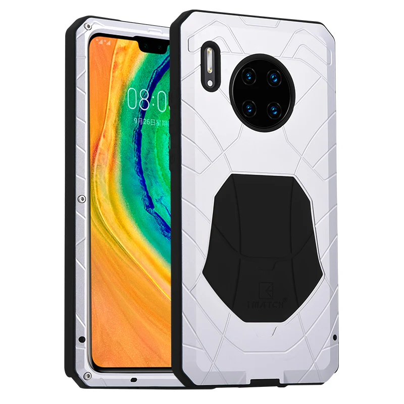 Повседневный водонепроницаемый чехол для huawei mate 30 Pro 5G, Роскошный Металлический силиконовый чехол, защитный чехол для huawei mate 30/Pro 5G, чехол s Coque