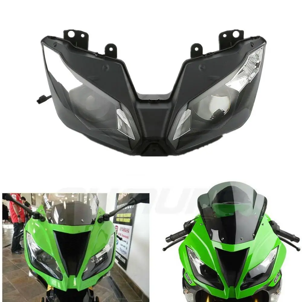 

Motorcycle Headlight Head Light Lamp Assembly For KAWASAKI Ninja ZX-6R ZX6R ZX636 2013-2016 2014 2015