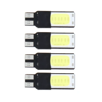 

Car Light Bulbs 4pcs/lot T10 W5W 194 168 2825 12961 White LED 6W No Error COB Side Lamp Wedge Light Bulb