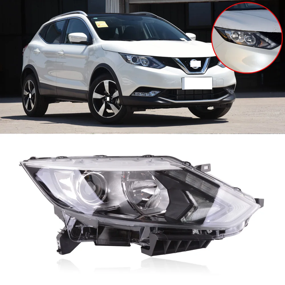 CAPQX Front bumper headlight For Nissan Qashqai 2016 2017 headlamp head