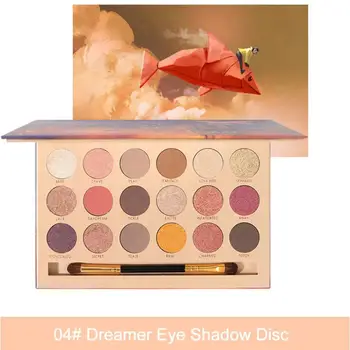 

XUXU 18 Colors matte eyeshadow pallete glitter eyeshadow nude eye shadow waterproof Pigment eye shadow palette sombras TSLM1