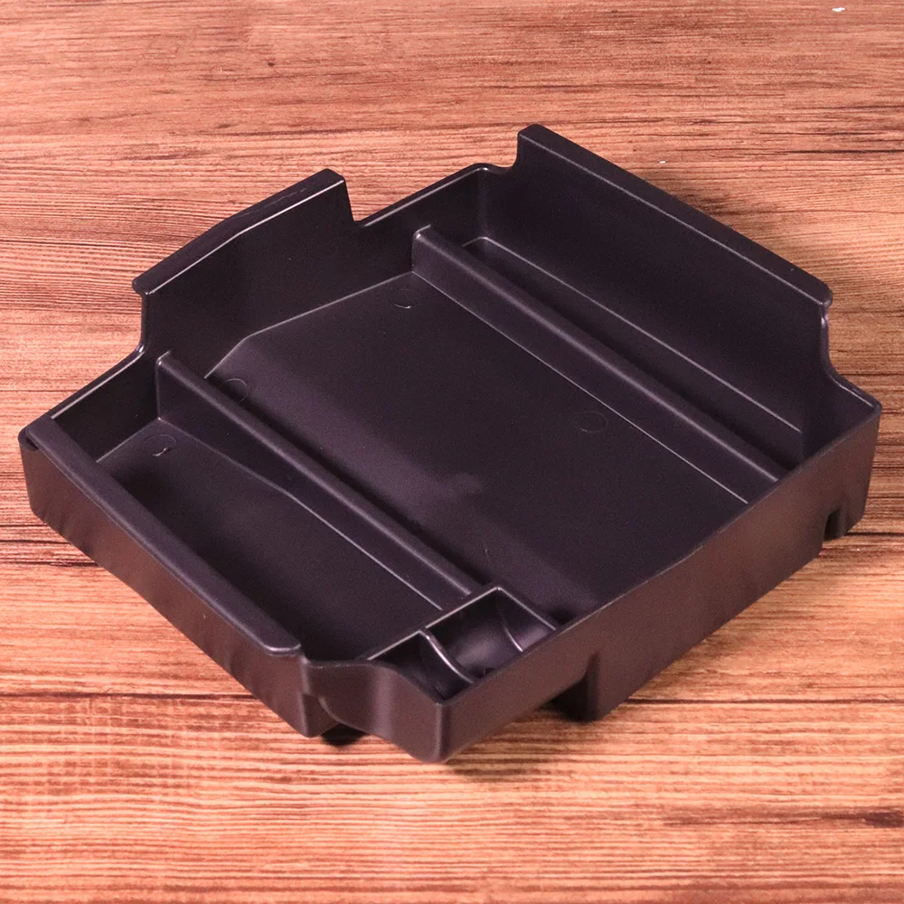 1Pc ABS Black Central Console Armrest Secondary Storage Box Glove Tray Holder Organizer Fit For Honda CR-V CRV 2012 2013 2014 (6)