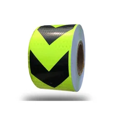 10 см* 45 м дорожный грузовик строительная площадка коридор заводской цех безопасности пола Предупреждение самоклеющиеся Саржевые светоотражающие ленты