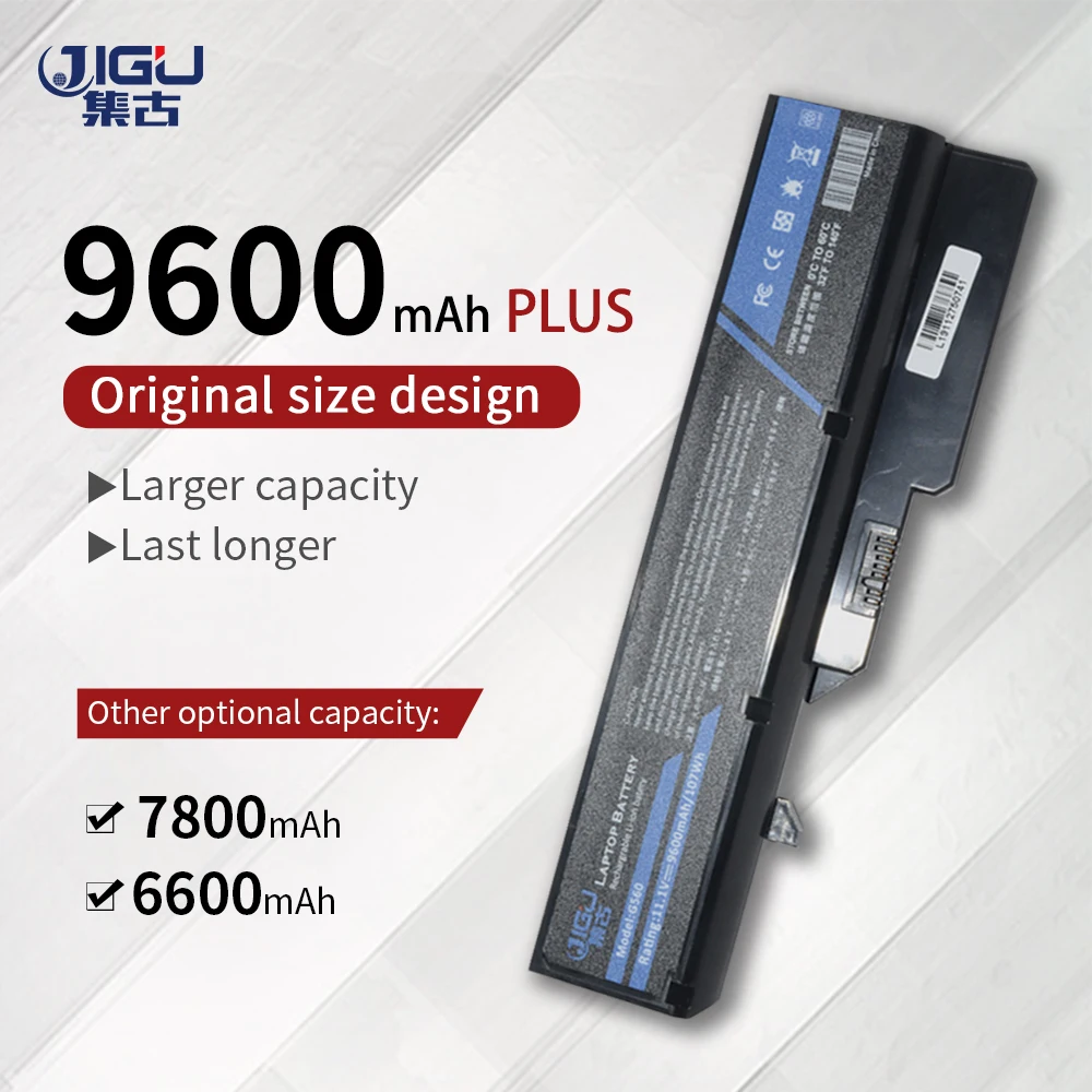 Черный аккумулятор JIGU для Lenovo IdeaPad G460 G465 G470 G475 G560 G565 G570 G575 G770 G780 V360 V470 V570 Z370 Z460 Z470 Z560