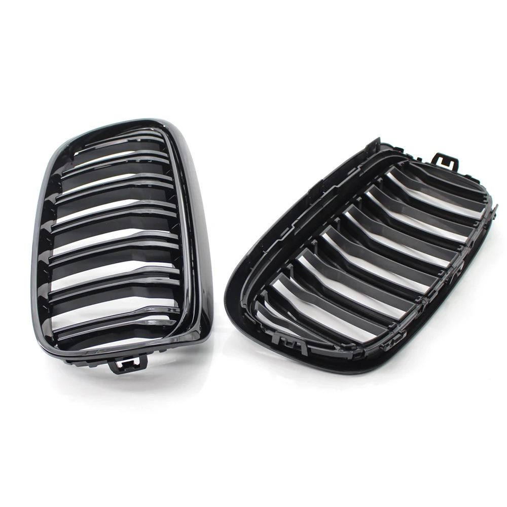 Frontgrillnetz schwarz für F45 BMW 2er 5 Sitz Active Tourer und 7 Sitz F46 Gran Tourer Frontstoßstangengrill 2014–2017 – Detail 4