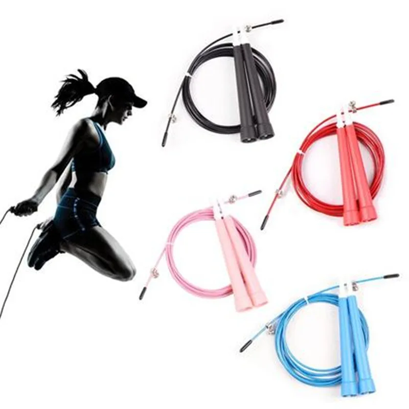 

Profession Fitness Speed Jump Rope Steel Wire Speed Skipping the Academic Test for the Junior High School Students Game Adjustab