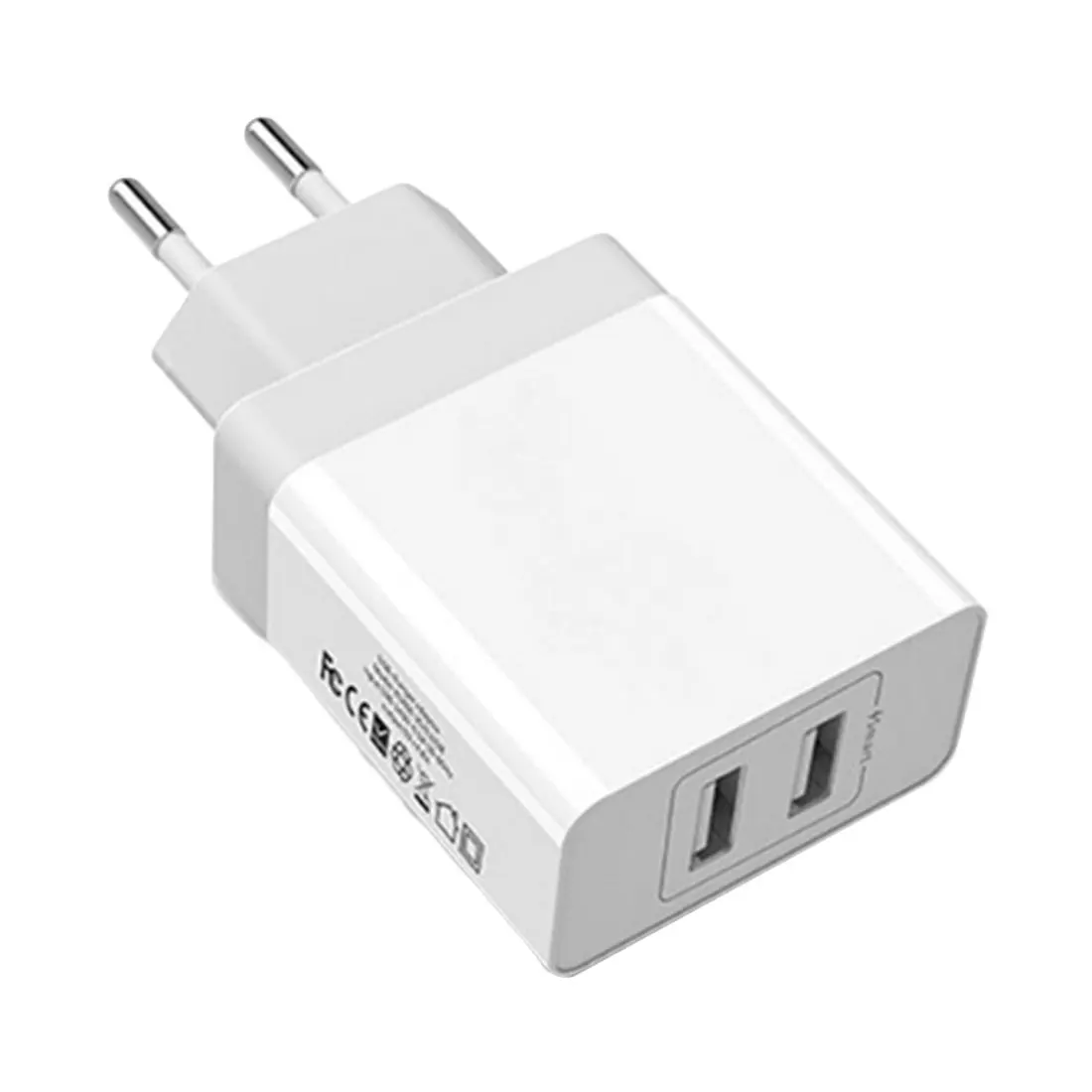 Двойное зарядное устройство USB 4.8A, зарядное устройство для мобильного телефона, зарядная головка, умная Универсальная зарядка для путешествий, штепсельная вилка европейского стандарта