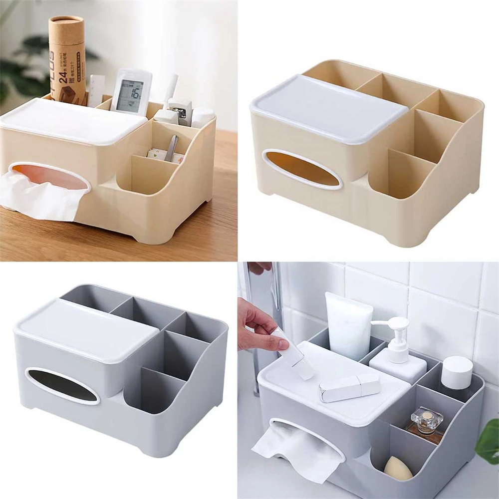 Large Capacity Cosmetic Storage Box Makeup Drawer Tissue Organizer Jewelry Nail Polish Container Desktop Sundries Storage Box