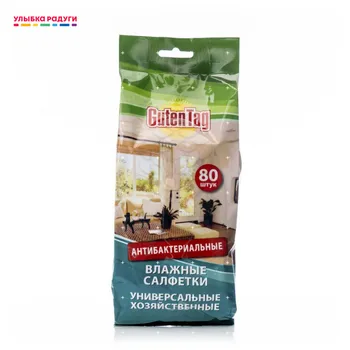 

Cleaning Cloths other 3047179 Улыбка радуги ulybka radugi r-ulybka smile rainbow cosmetic for homes and cottages cleaning from dirt and dust napkin wet antibacterial household 80pcs