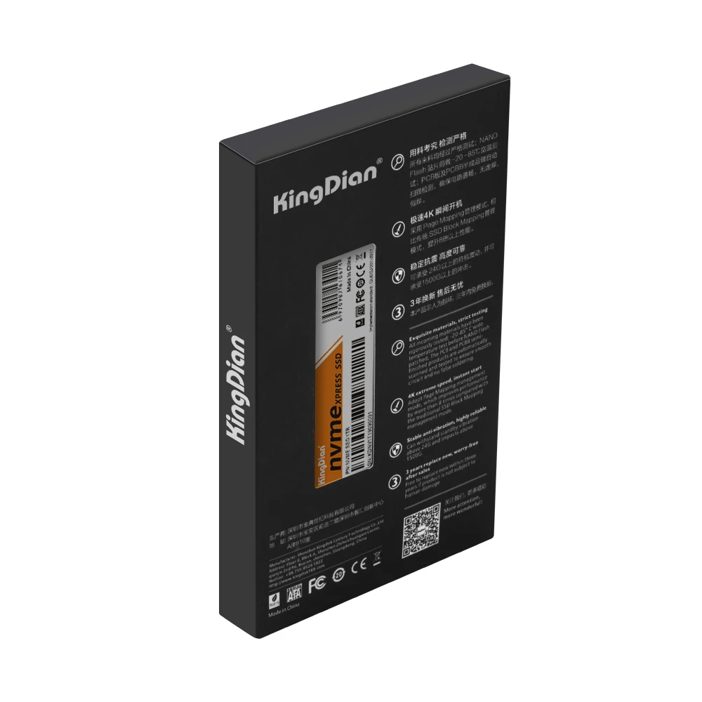 KingDian Новое поступление M.2 Pcie Nvme 128 256 512GB 1 ТБ SSD для ноутбуков настольных ПК