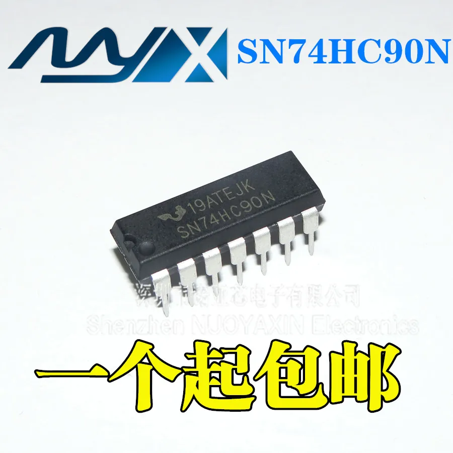 10 шт./лот Новинка SN74HC90N 4HC90 DIP-14 2-вход четырех-или ворота