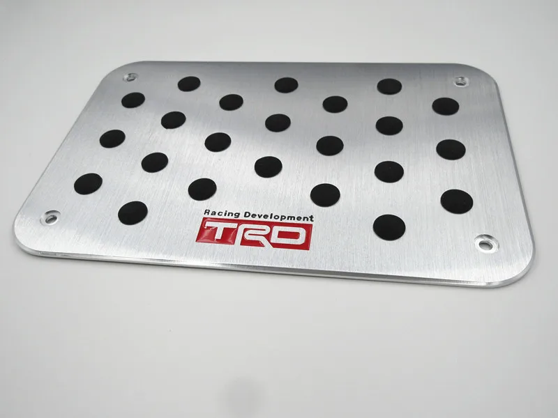 Toyota TRD Модифицированная стандартная педаль коврика для вождения кабины из алюминиевого сплава противоскользящая педаль коврика напрямую от производителя