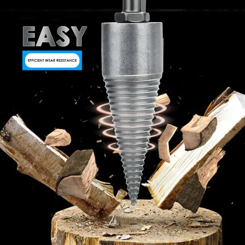 

Mining Tool Planting Drilling Black Metal Electric Hammer Drill Ground Drill Spiral Drill Practical Cutting Hole Saw Gardening