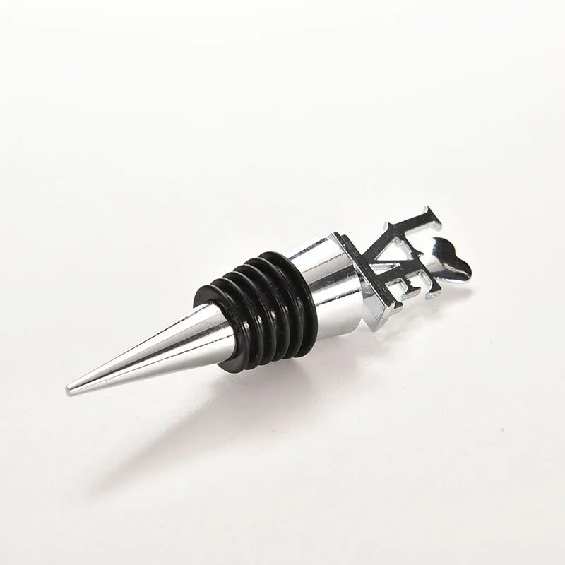 Party Favors Creative LOVE Wine Bottle Stoppers Wedding Favors Bridal Shower Favors Wine Gift JS23